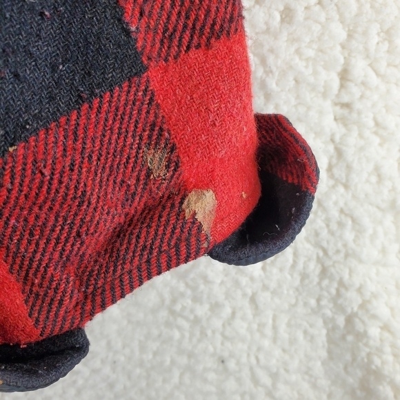 Vtg Brewster Jacket Mens XL Red Black Buffalo Plaid Flannel Wool Linen Quilted - Picture 8 of 16